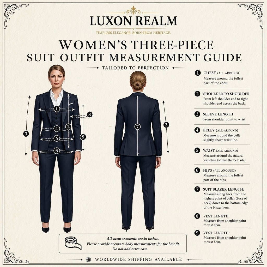 Women's White 3 Piece Suit | Elegant Wedding & Formal Pantsuit Set